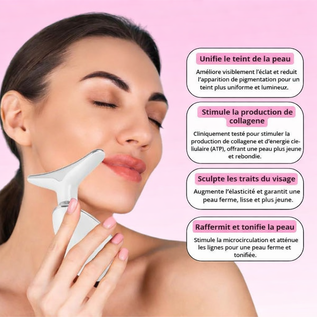 Vonroi - Masseur facial LED tonifiant